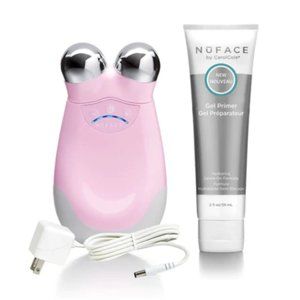 NuFace Trinity Facial Toning Device & primer Blush Pink